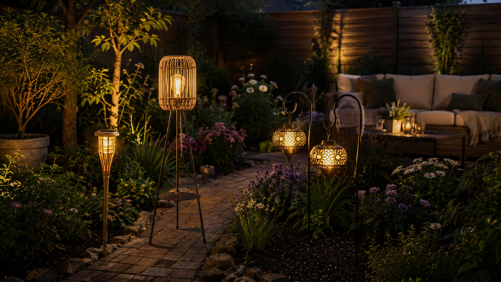 Staande solar verlichting