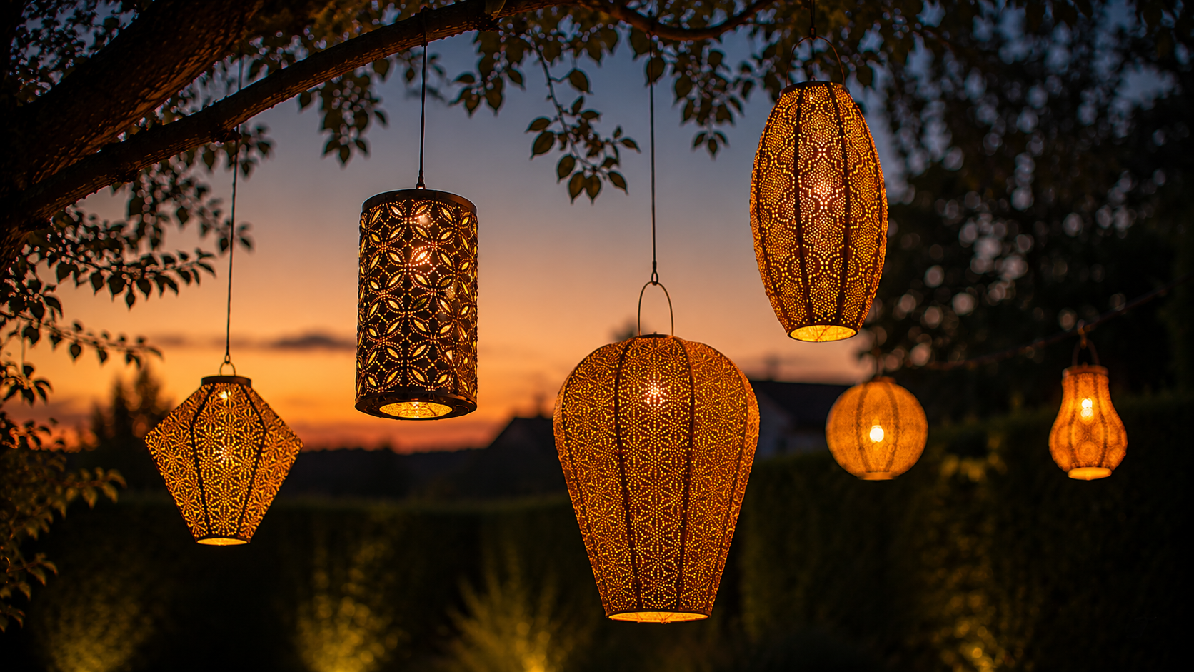 Solar lampionnen voor buiten