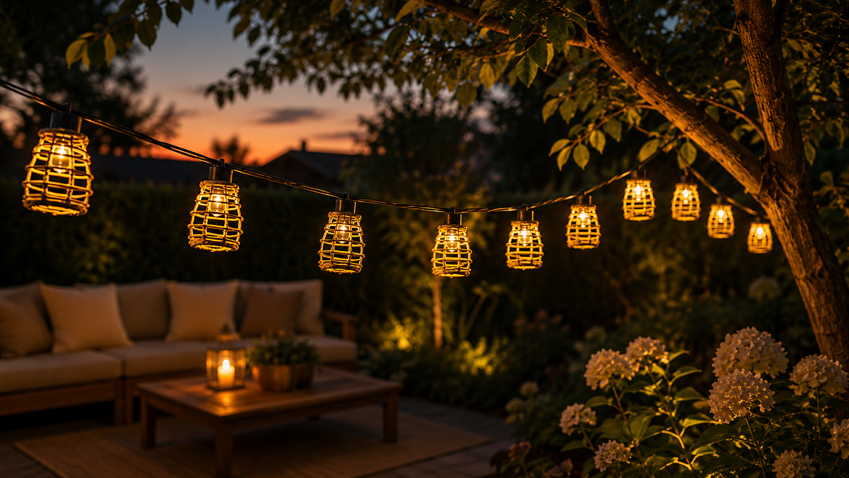 Solar lichtsnoeren voor buiten