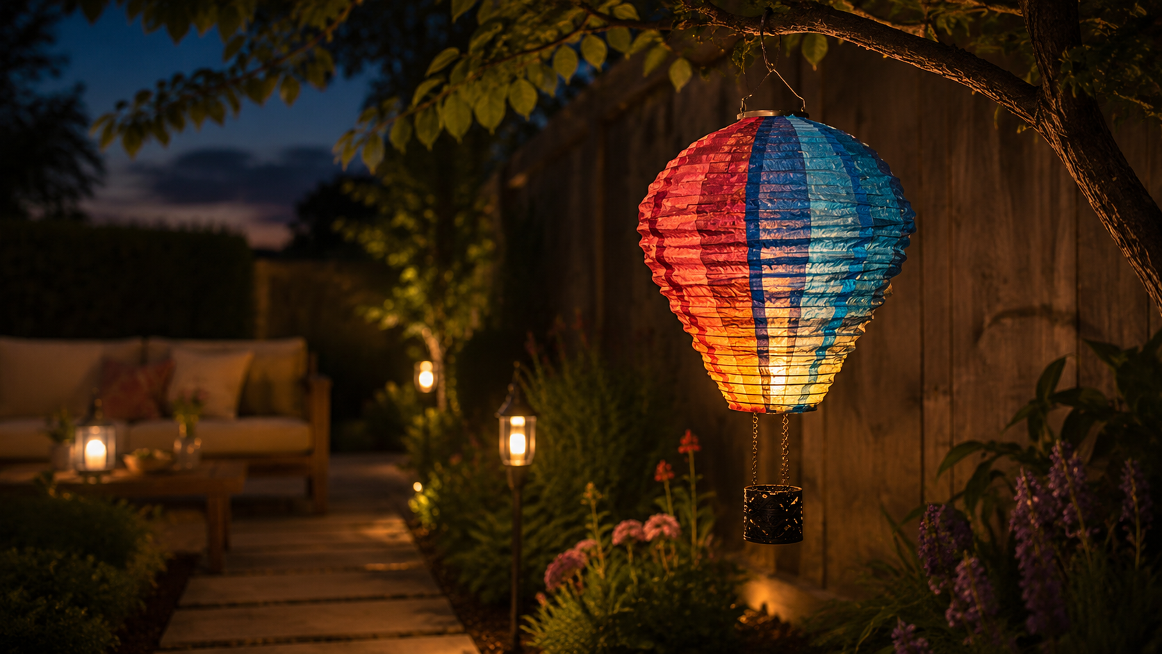 Solar luchtballonnen voor buiten