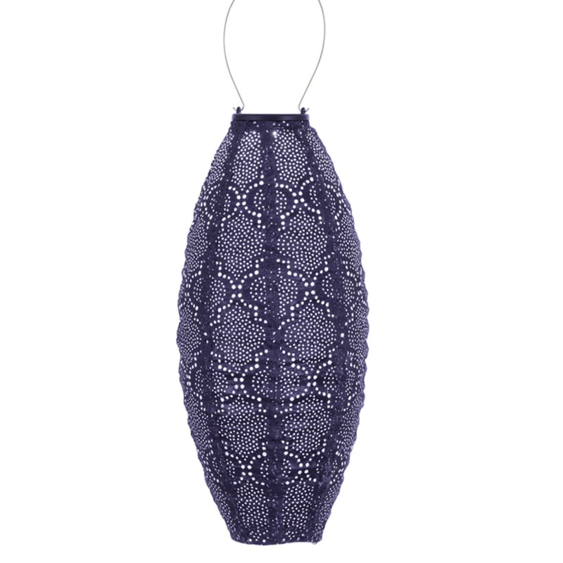 Lanterne Solaire Longue Ovale - Bazaar Future Dusk - 20 cm