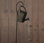 Solar-Gießkanne – Gartenstecker Schwarz – 84 cm