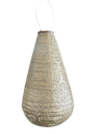 Lampion solaire tombant - Fiore Or - 28 cm