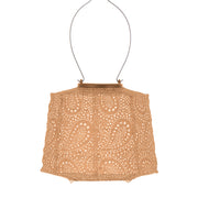 Solar Lampion Lampshade - Paisley Apricot - 20 cm