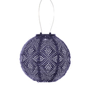 Lampion Solaire Rond - Topaze Future Dusk - 20 cm