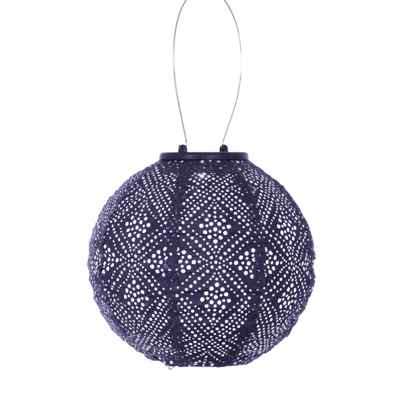 Lampion Solaire Rond - Topaze Future Dusk - 20 cm