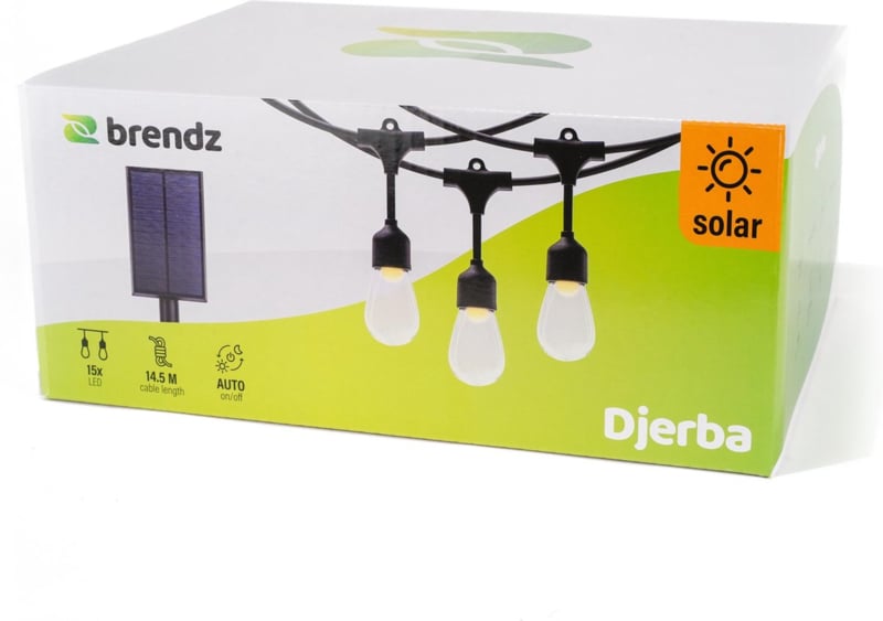 Guirlande solaire Djerba – 15 LED