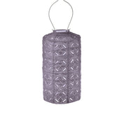 Solar Laternenzylinder - Mandela Mauve Purple - 18 cm