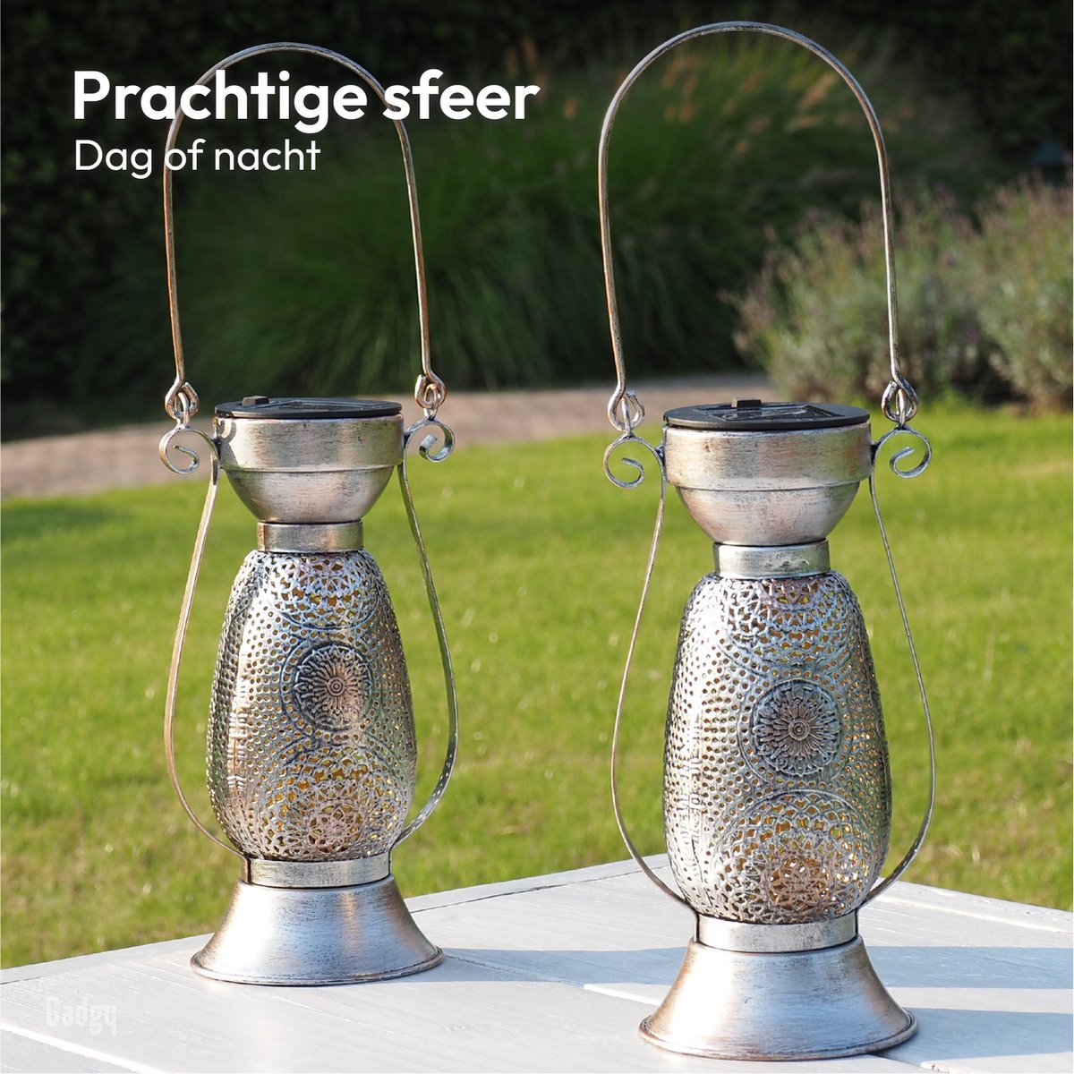 Lampe de table solaire Pétrole – Lot de 2