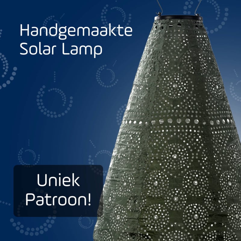 Solar-Lampion Drop - Spectare Salbeigrün - 28 cm