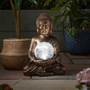 Solar Boeddha met Verlichte Kristalbol