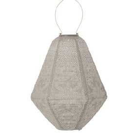 Lanterne Solaire Can - Marrakech Light Taupe - 30 cm