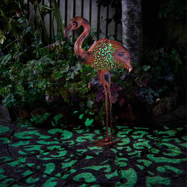 Solar Flamingo - Metall - 74 cm