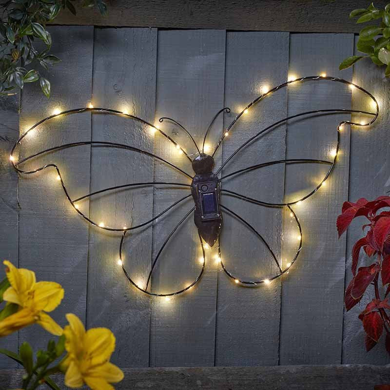 Solar Wanddecoratie Vlinder