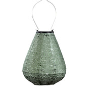 Lampion Solaire Tulipe - Bazaar Vert Sauge - 20 cm