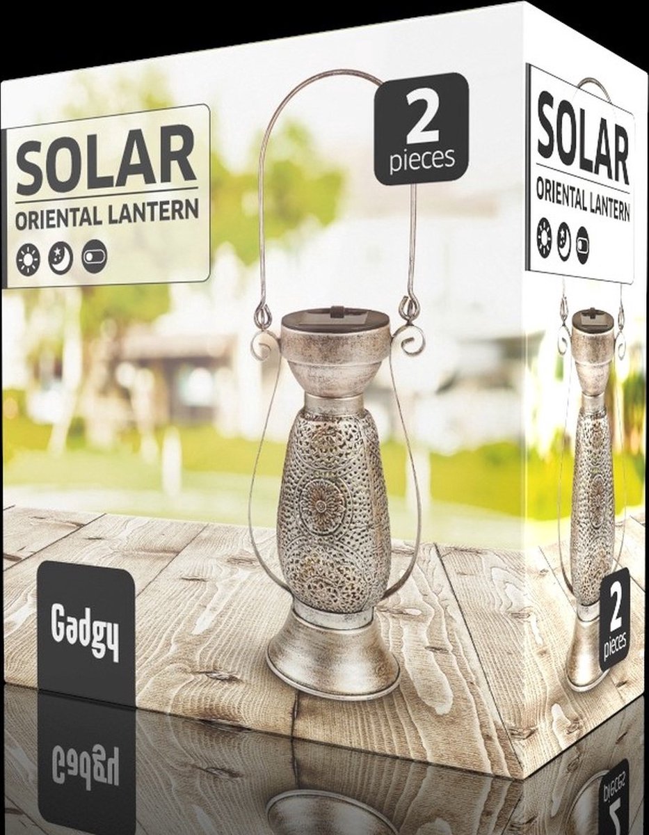 Lampe de table solaire Pétrole – Lot de 2