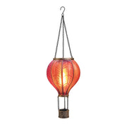 Solar-Flammenballon 20 LED – Pink 45 cm