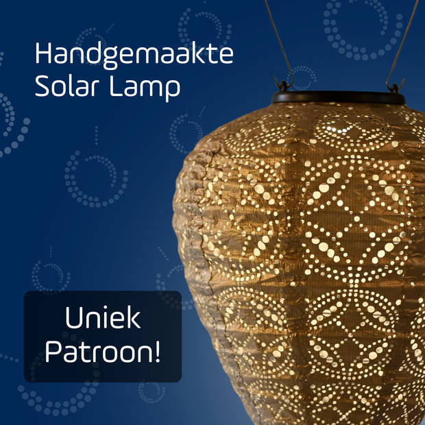 Solar-Lampion Ballon - Mandela Gold - 20 cm