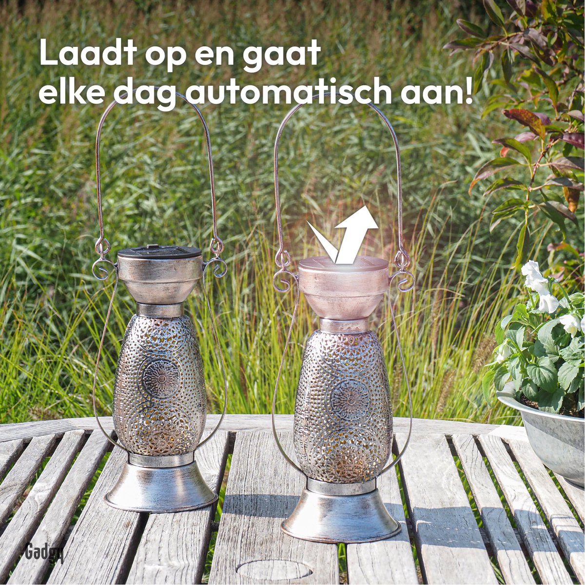 Lampe de table solaire Pétrole – Lot de 2