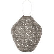 Lanterne Solaire Jar - Mandala Taupe - 30 cm